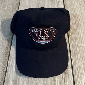 US Open Golf Championship 2001 Southern Hills Adjustable Hat Navy Vintage Rare